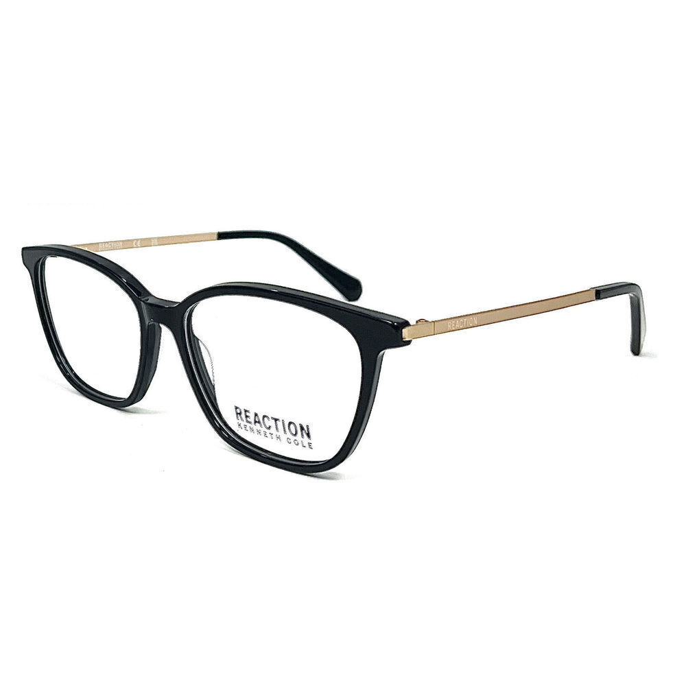 NWT KENNETH COLE RE KC0956 001 53 001 Shiny Black Eyeglasses